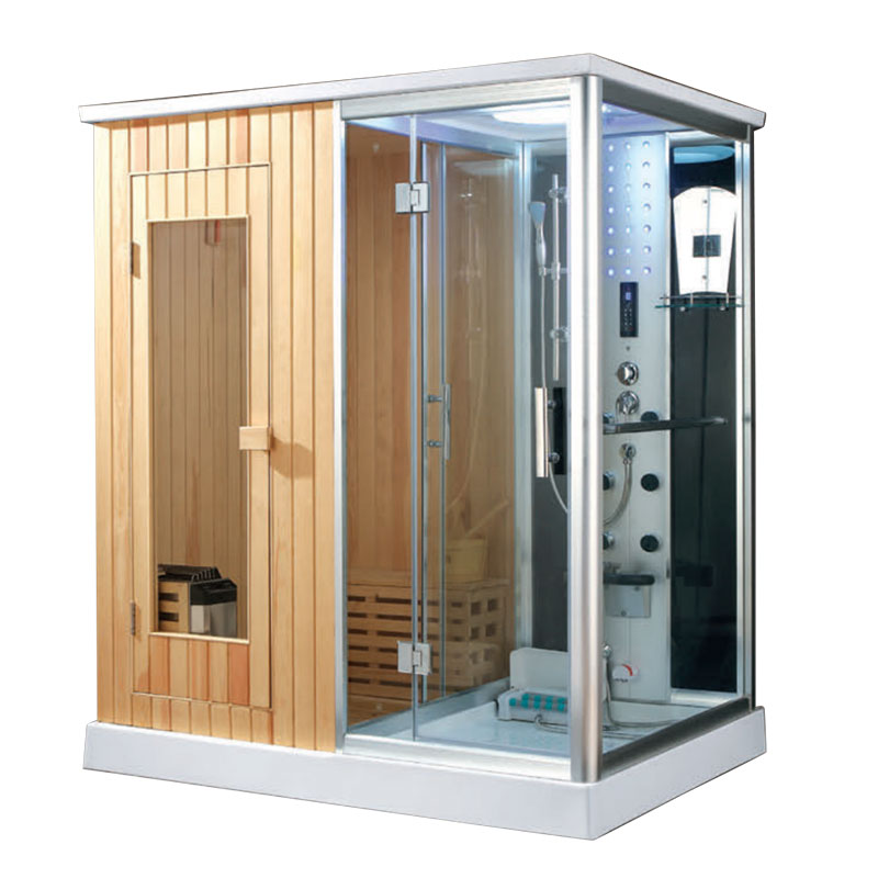 Luxury Whirlpool Steam Sauna ຫ້ອງອາບນ້ໍາທີ່ມີອ່າງອາບນ້ໍາ